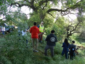 John Gunderson and Student Volunteers 21 March 2015