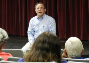 Mayor Marsh at Town Hall Meeting