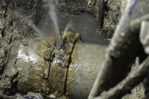 Leaky pipes waste water