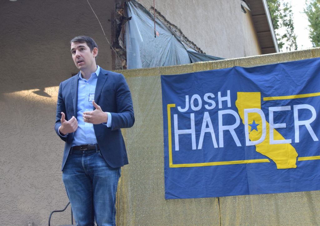 Josh Harder speaking