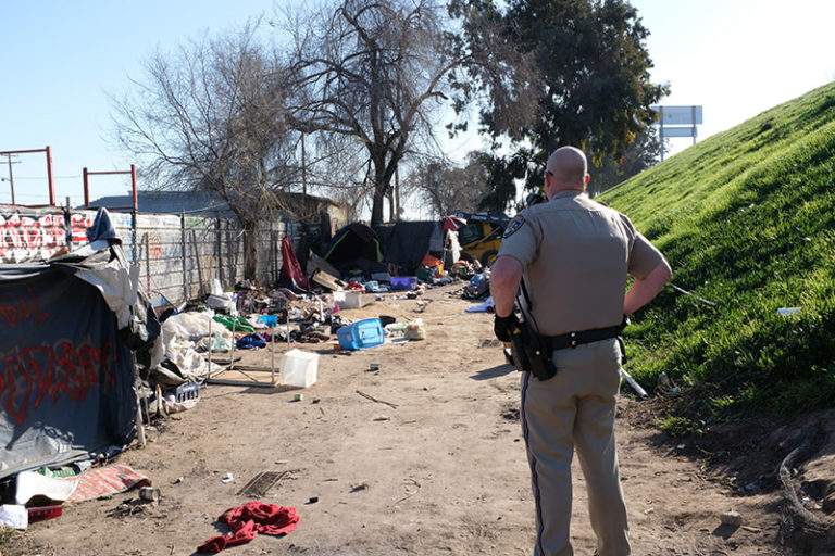 CHP at 9th Street camp Bystrum