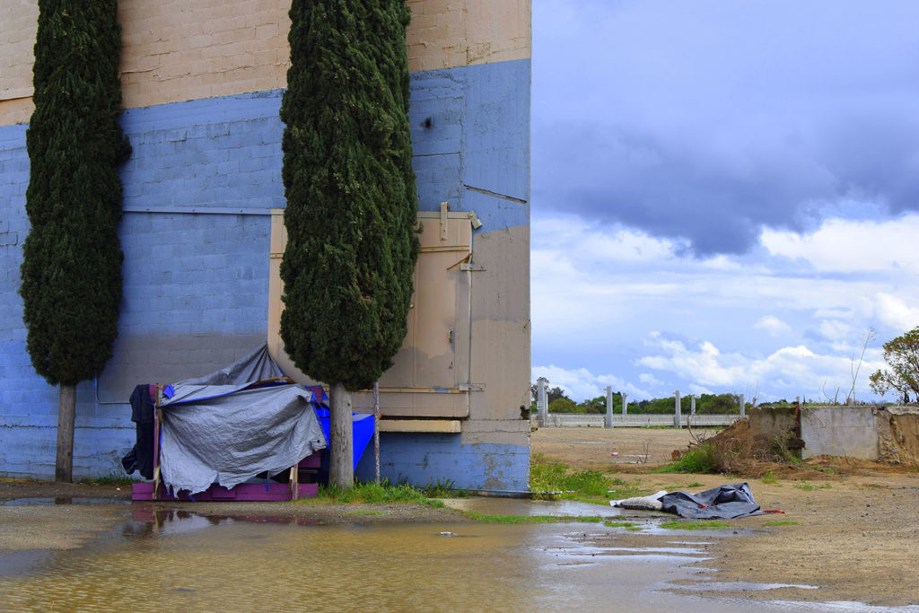 Near 9th Street Bridge, Modesto, CA, March 2020