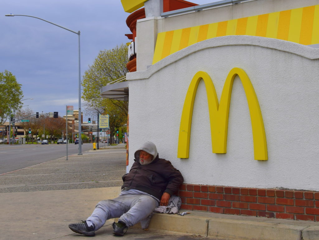 Homeless Modesto April 2020