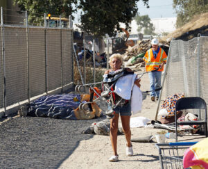 Cristina and Caltrans sweep