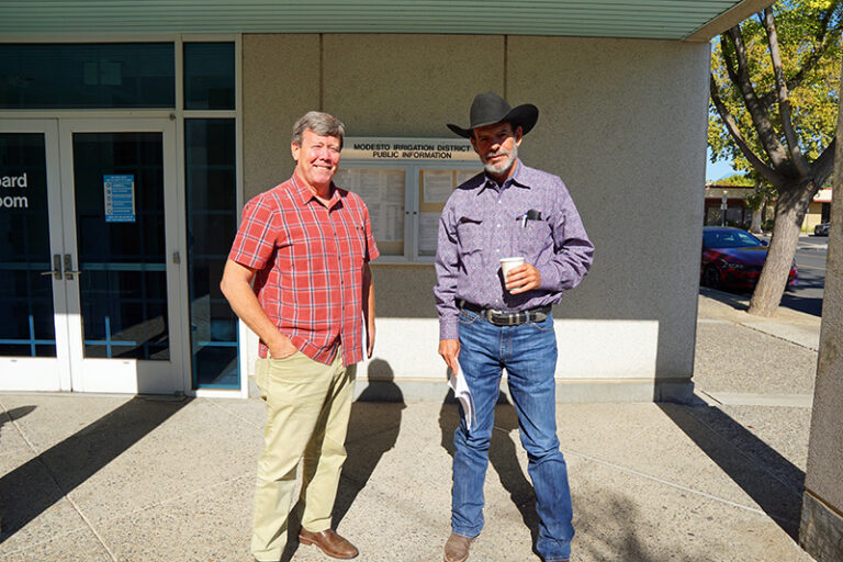 Frank Damrell and Robert Frobose 11 Oct 22 Modesto Irrigation District