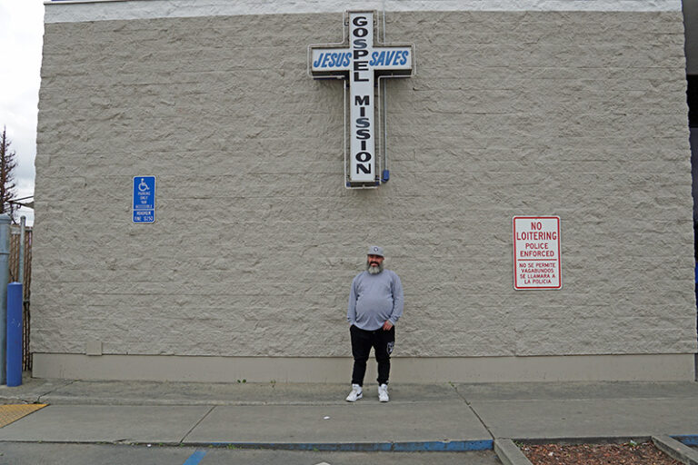 Dennis Lewis at Modesto Gospel Mission 15 March 2023