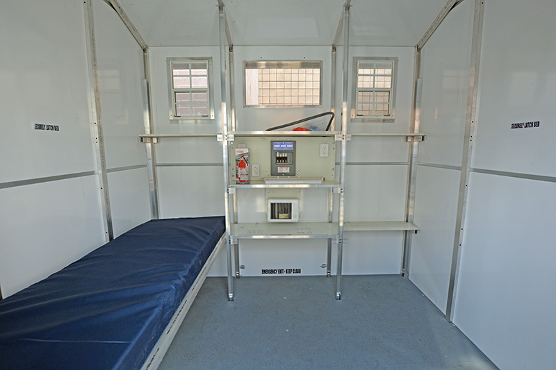 Pallet Shelter interior