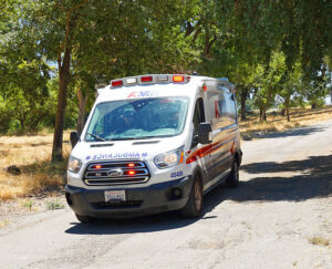 Ambulance in Beard Brook Park