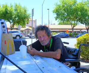 Alan with sandwich fix
