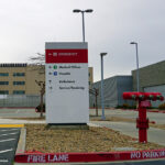 Emergency Sign Kaiser Hospital, Modesto CA