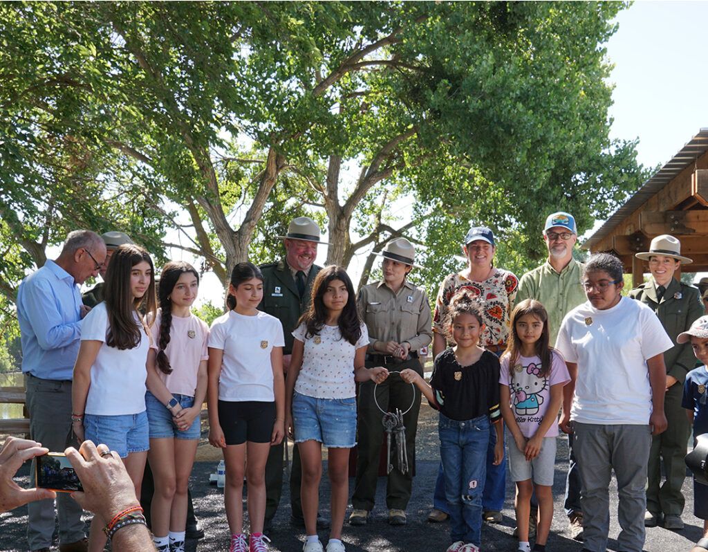 Children at Dos Rios State Park, 12 June, 2024