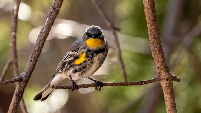Yellow-rumped Warbler in winter plumage by Jim Gain
