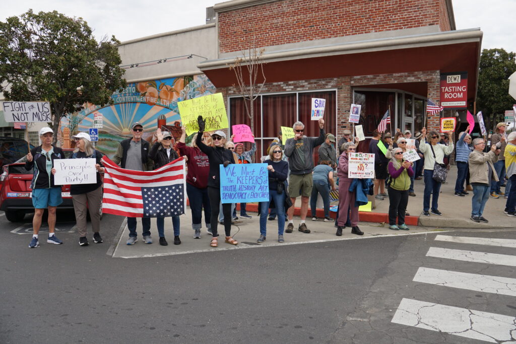 Protest Modesto 24 Feb 2025