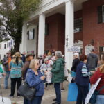 Protest at Tom McClintock's office, 24 Feb. 2025
