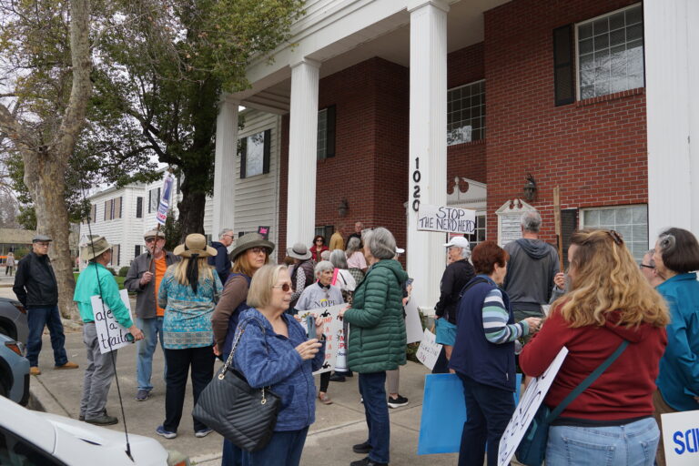 Protest at Tom McClintock's office, 24 Feb. 2025