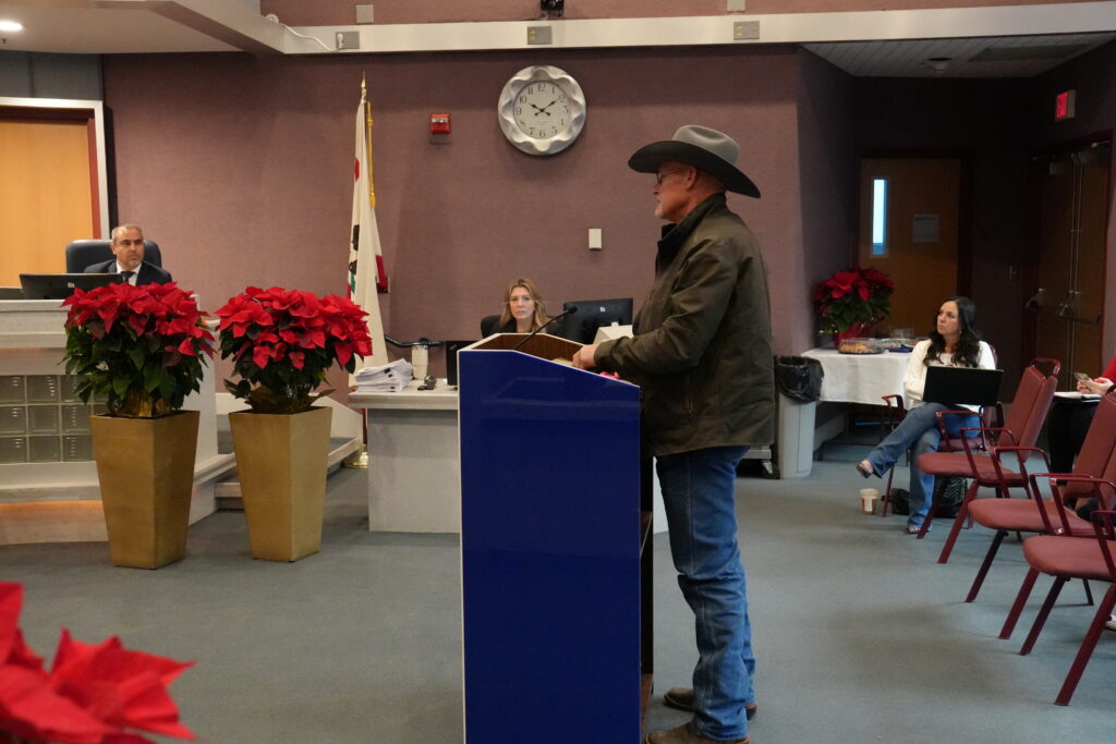Todd Sill at Modesto Irrigation District Board Meeting, 16 December, 2025